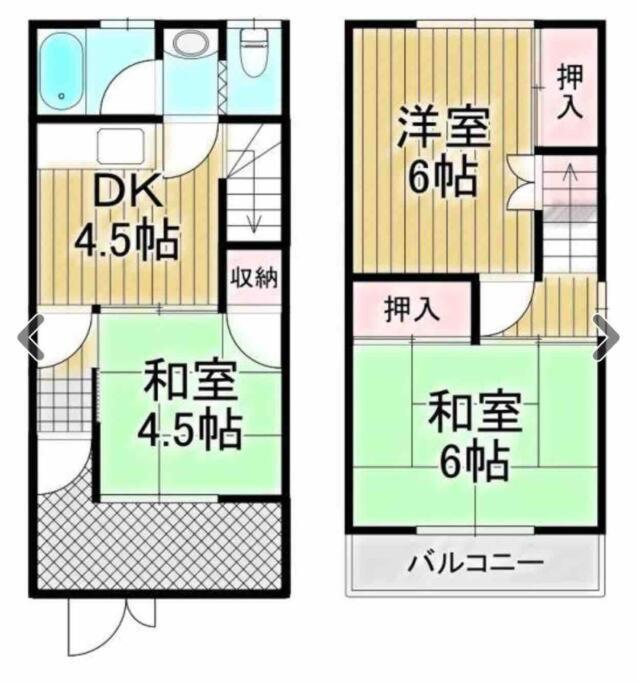 Osaka Misaki Traditional Japanese House 2-6 Ppl Near Station 외부 사진